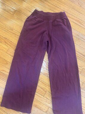 Hollister Baggy Sweatpants- MULBERRY XS